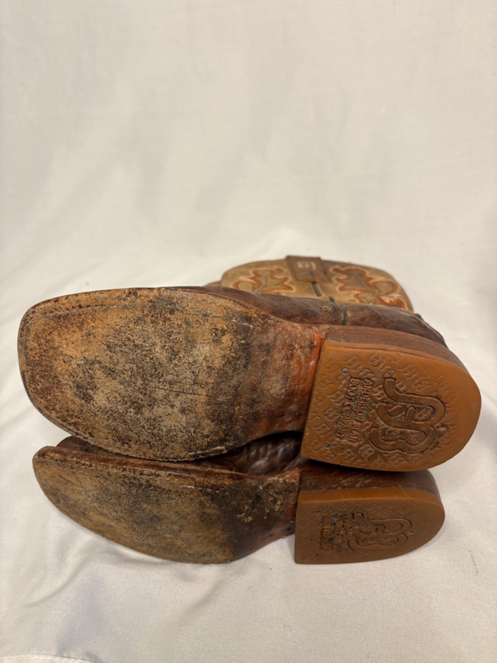 Anderson Bean Kids Horse Power Western Cowboy Boots Boys 11 Kids Roper - Picture 6 of 7
